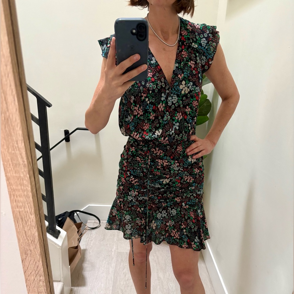 Veronica Beard silk floral print dress